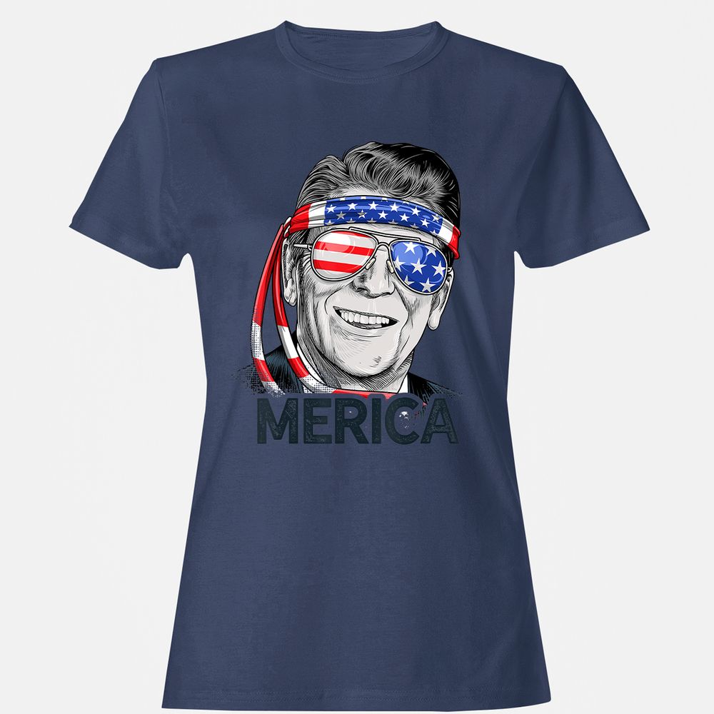 Women's T-Shirt - AK1J7R7L - Navy - 10
