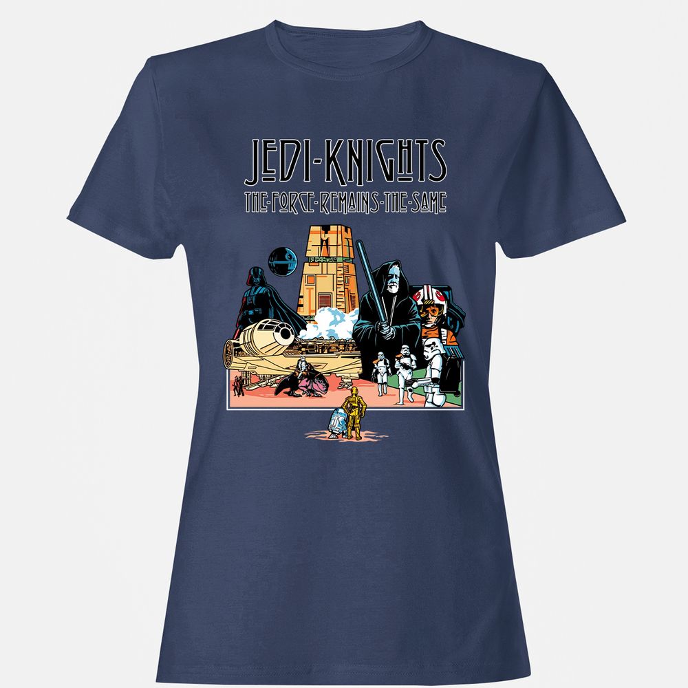 Women's T-Shirt - QFAMKFV3 - Navy - 10