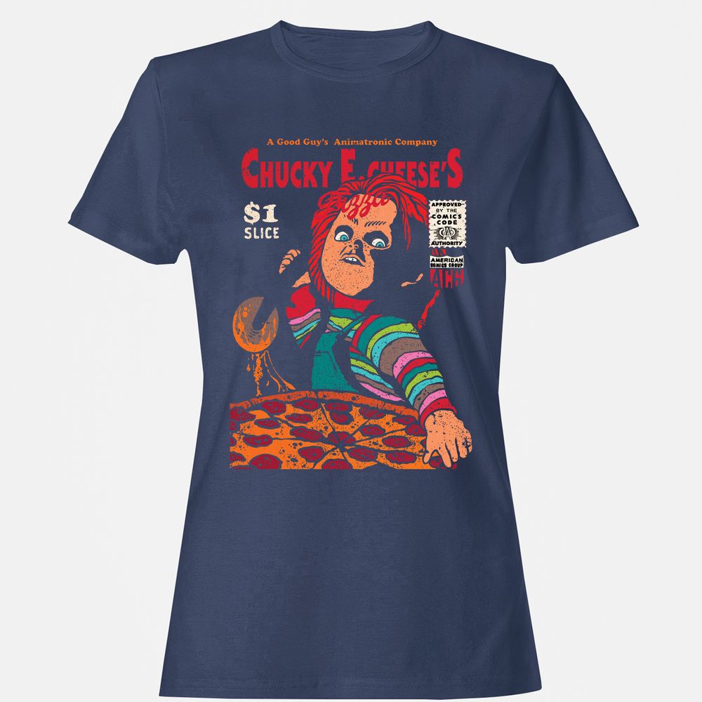 Women's T-Shirt - 86U3BMKD - Navy - 10