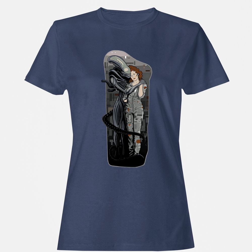 Women's T-Shirt - E9KK14VC - Navy - 10