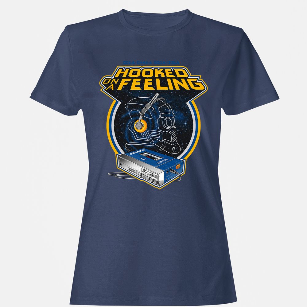 Women's T-Shirt - 3U9ATPUF - Navy - 10