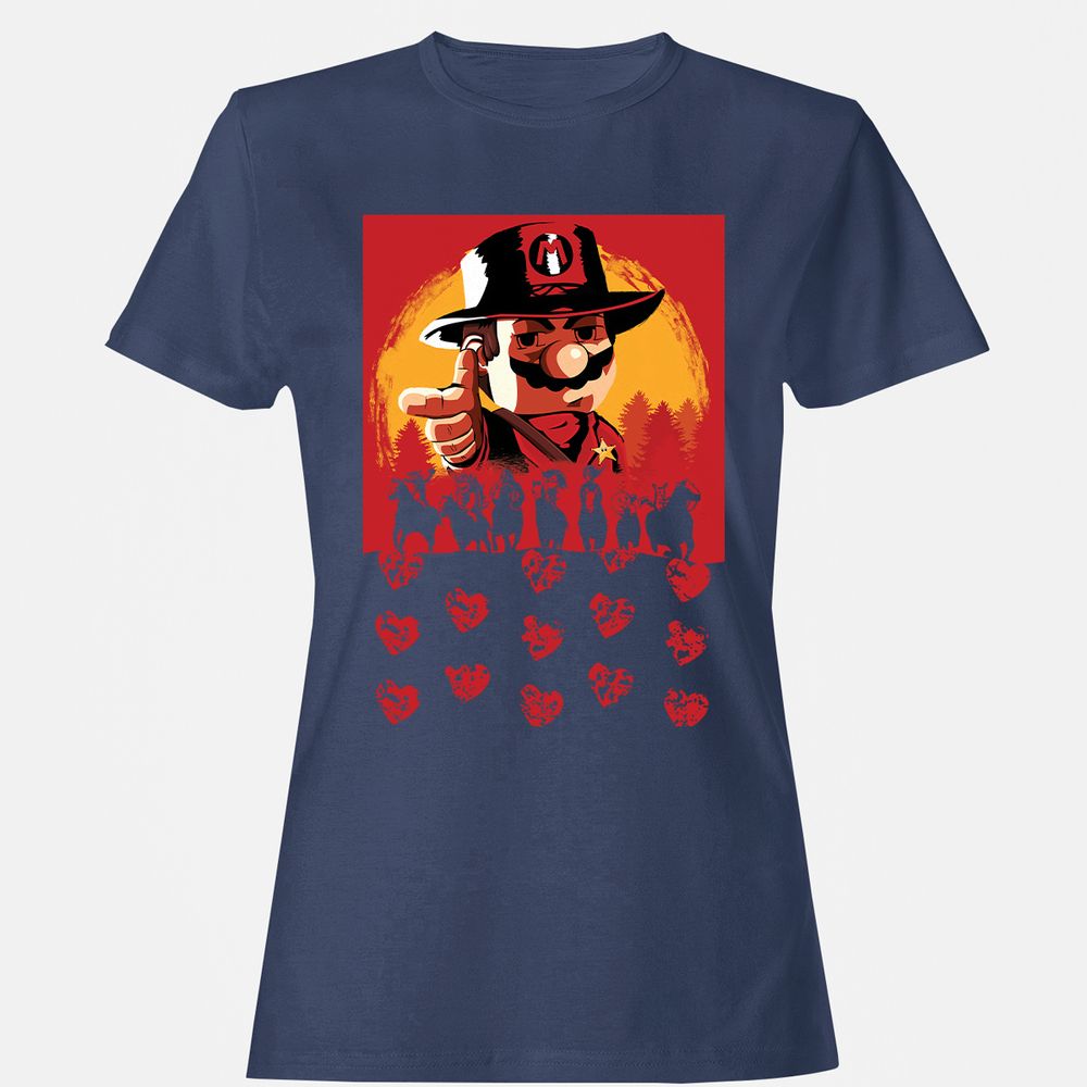 Women's T-Shirt - A6PACRF4 - Navy - 10