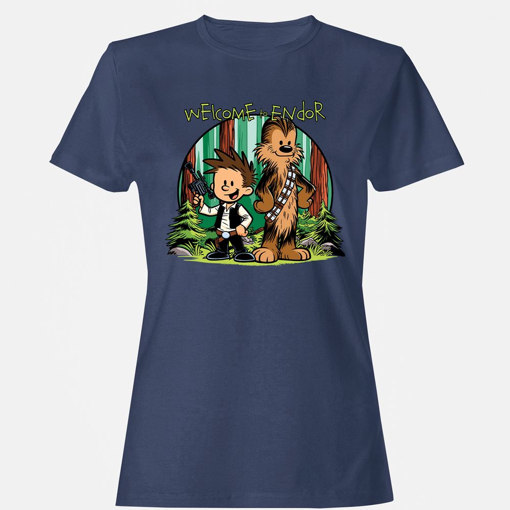 Women's T-Shirt - 93QVQBC4 - Navy - 10