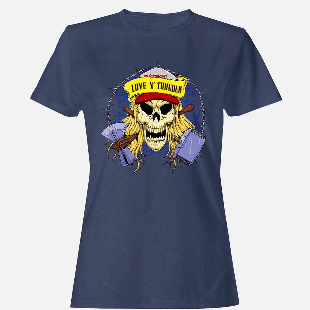 Women's T-Shirt - TVQHSJ5Y - Navy - 10