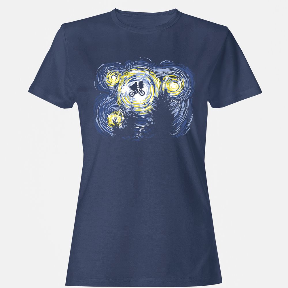 Women's T-Shirt - ZHU8NVCZ - Navy - 10