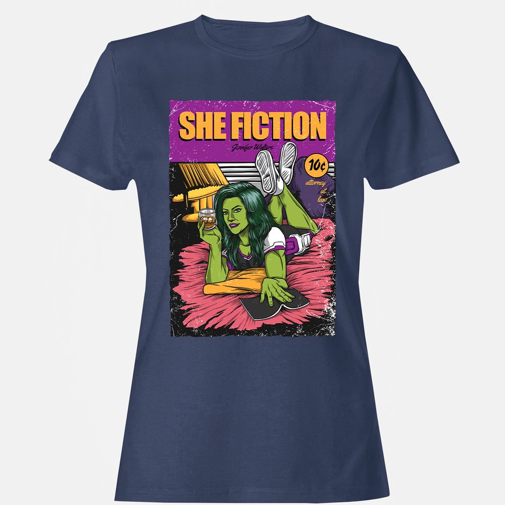 Women's T-Shirt - 2GL2UZAN - Navy - 10