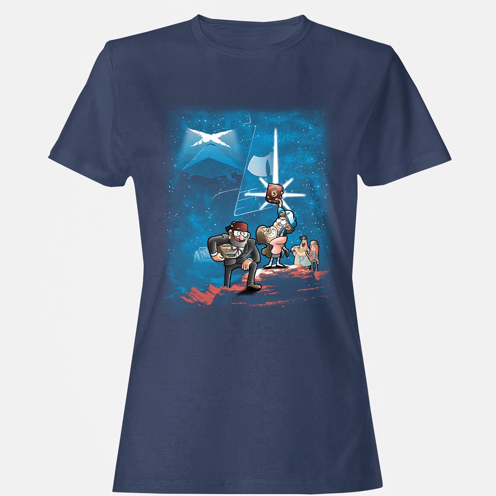 Women's T-Shirt - 3BTMQRP5 - Navy - 10
