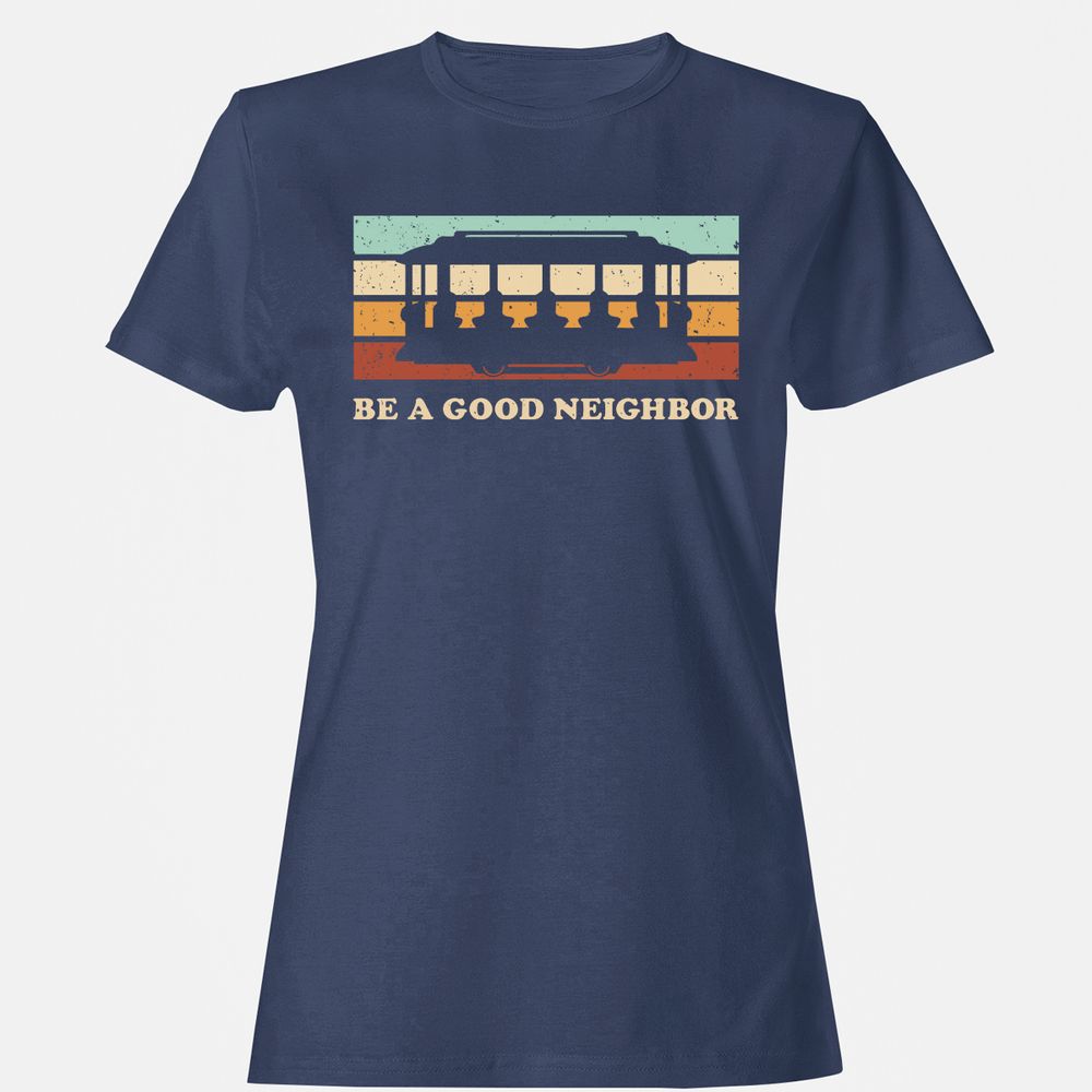 Women's T-Shirt - LDH58FY8 - Navy - 10