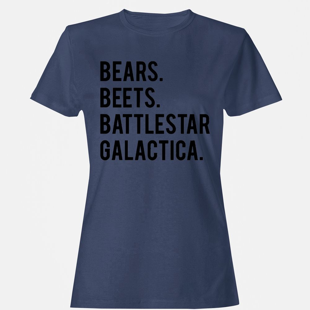 Women's T-Shirt - QVFES2BS - Navy - 10