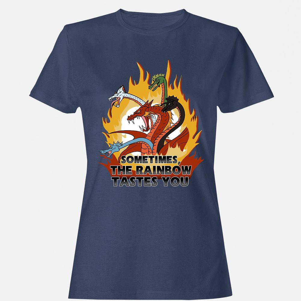 Women's T-Shirt - ELCZQB6N - Navy - 10