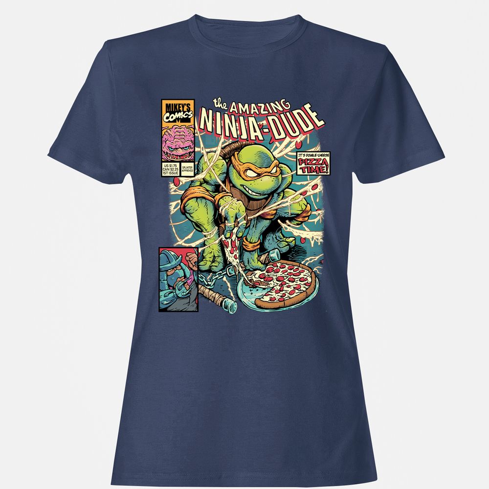 Women's T-Shirt - CWXEHK95 - Navy - 10