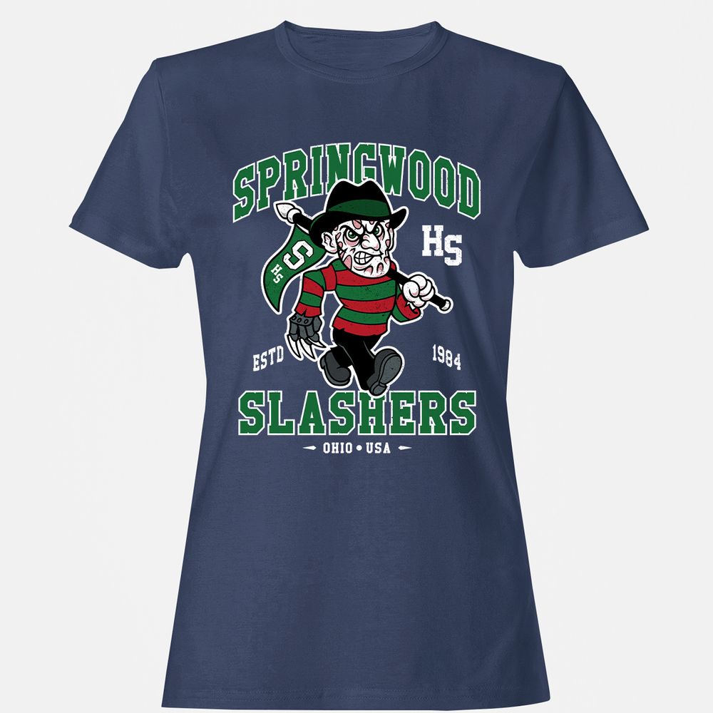 Women's T-Shirt - 3L54CJ7J - Navy - 10