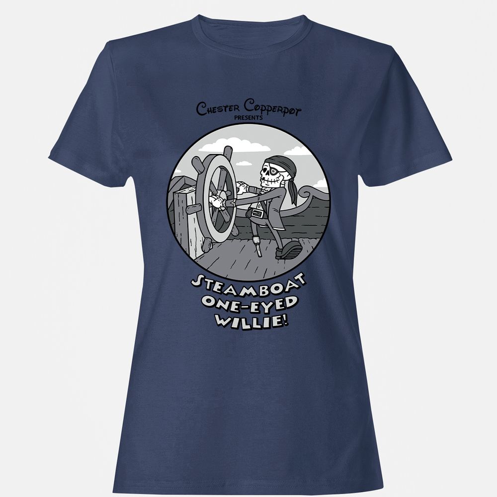 Women's T-Shirt - SWCJ1WBD - Navy - 10