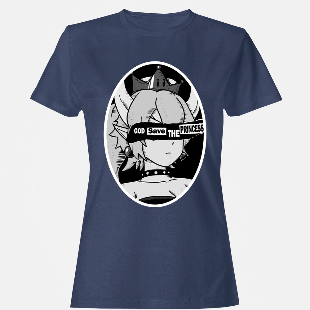 Women's T-Shirt - KZNCKLPB - Navy - 10