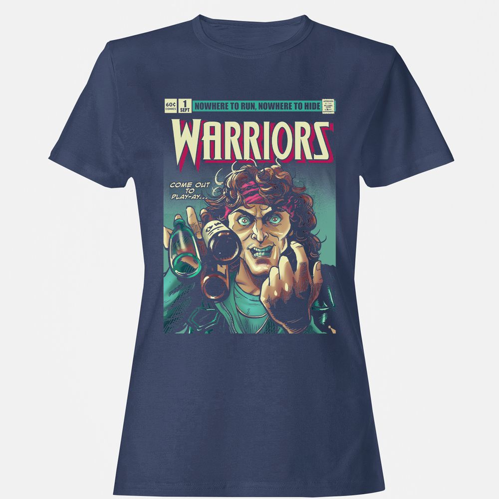 Women's T-Shirt - CRDZB34E - Navy - 10