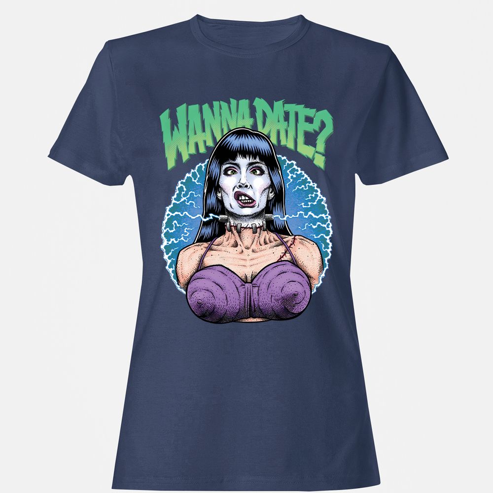 Women's T-Shirt - QW3SYDZ6 - Navy - 10