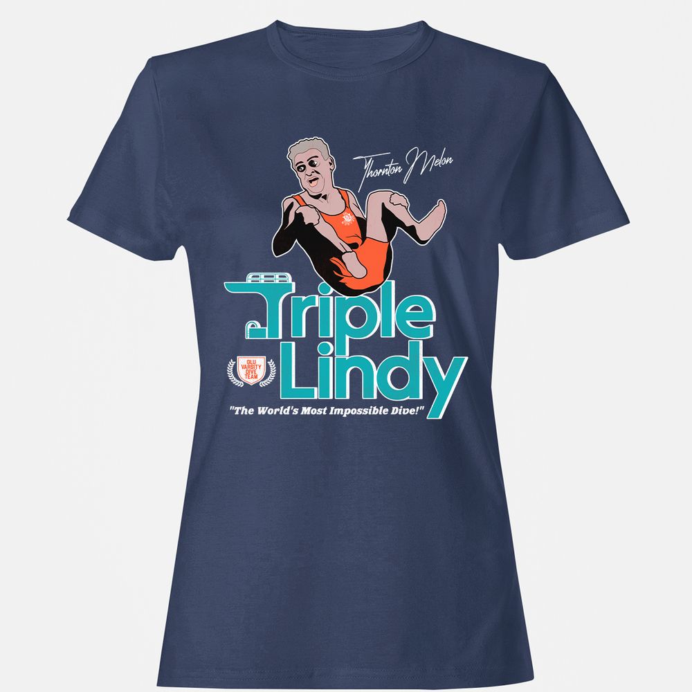 Women's T-Shirt - U6Y7FDBF - Navy - 10
