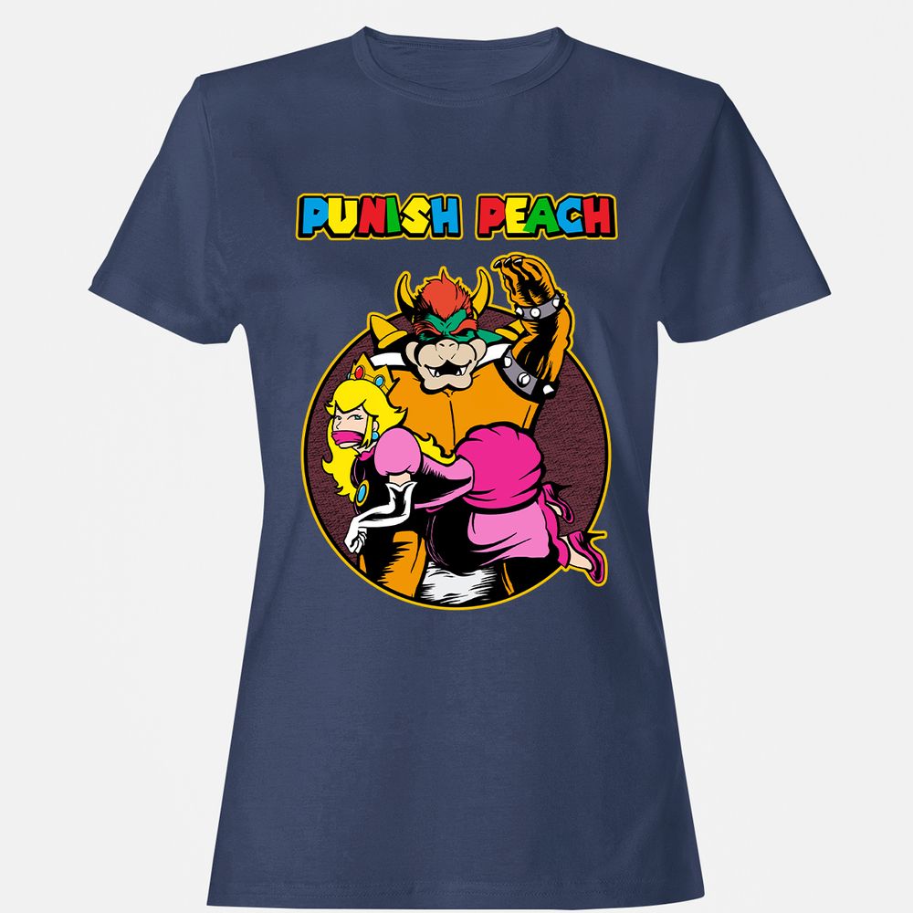 Women's T-Shirt - KJFNGT71 - Navy - 10