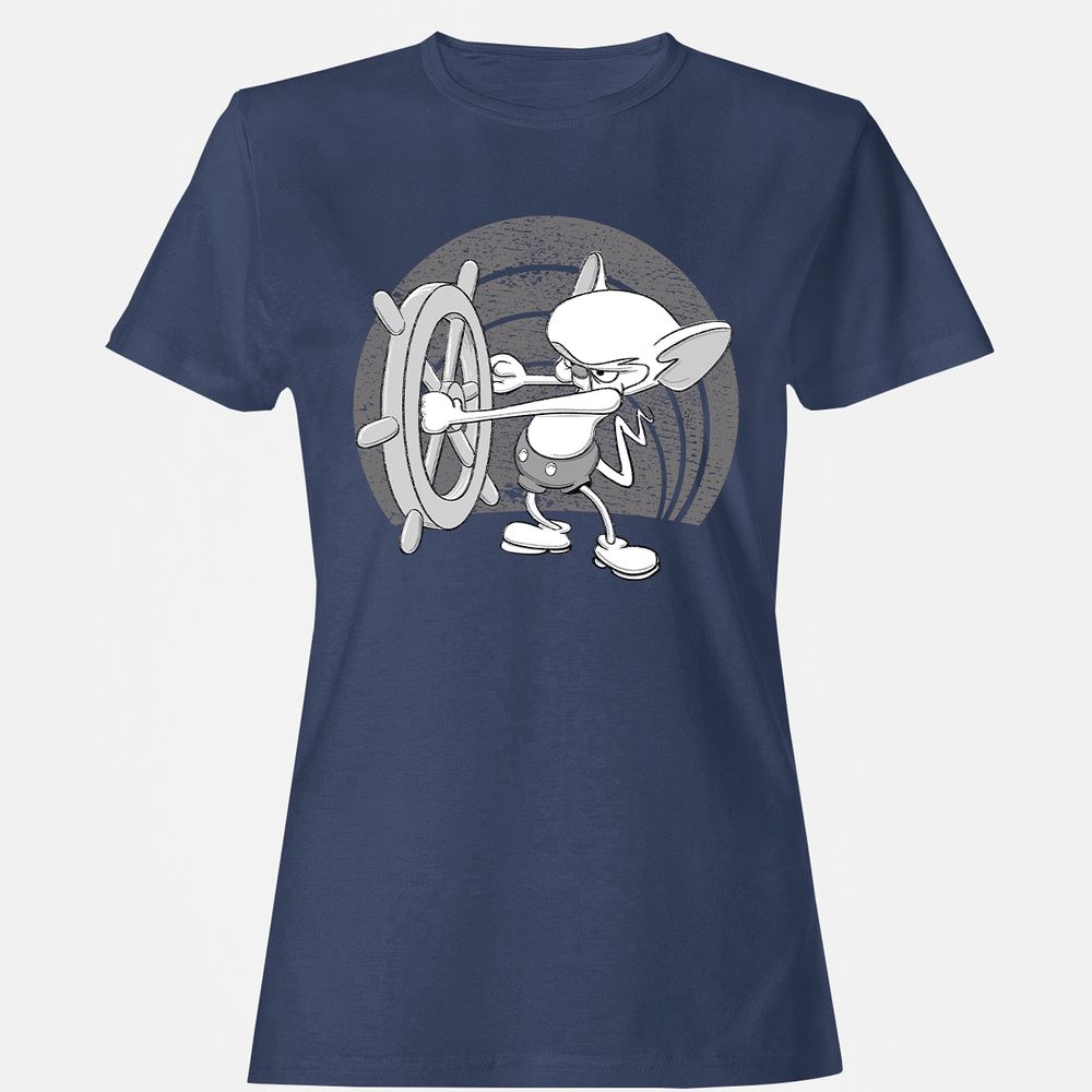 Women's T-Shirt - 7ER2Z8C2 - Navy - 10