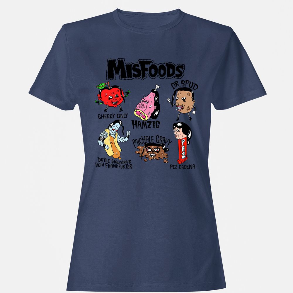 Women's T-Shirt - 9R55D4XT - Navy - 10