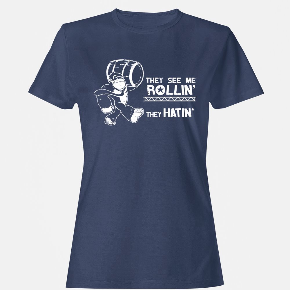 Women's T-Shirt - YAT3PMXA - Navy - 10