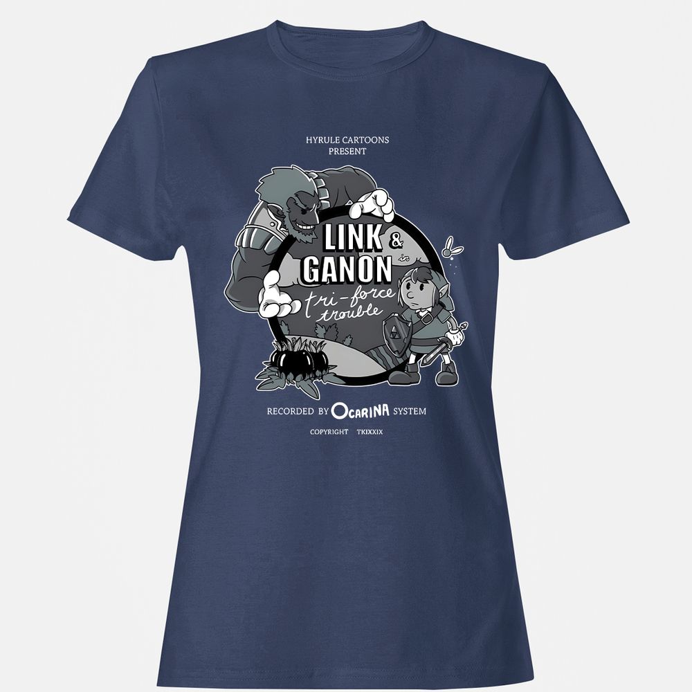 Women's T-Shirt - MHYL88ZX - Navy - 10