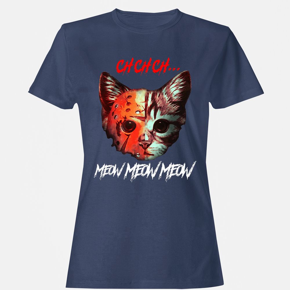 Women's T-Shirt - XCLMZN34 - Navy - 10