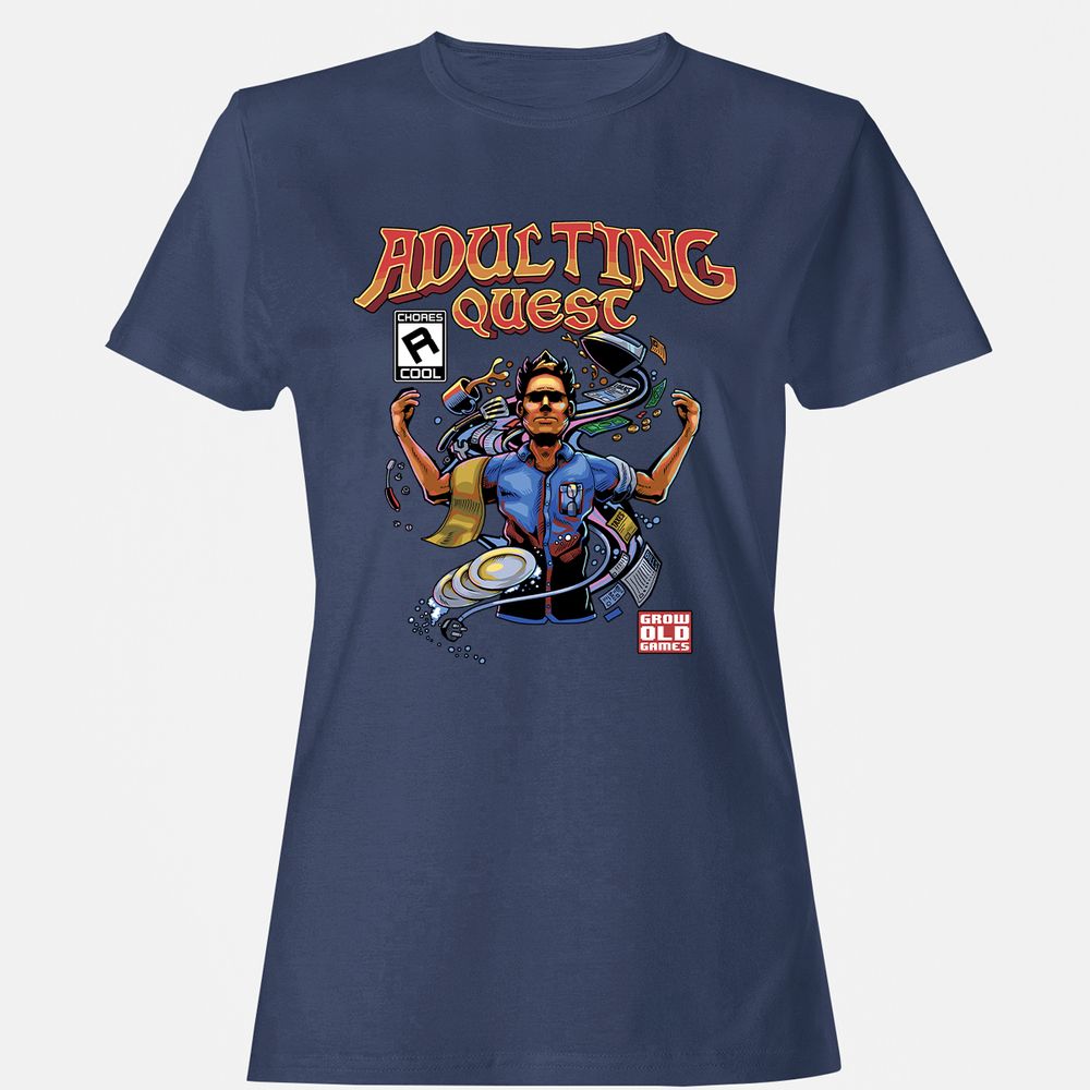 Women's T-Shirt - AT2CF5GD - Navy - 10
