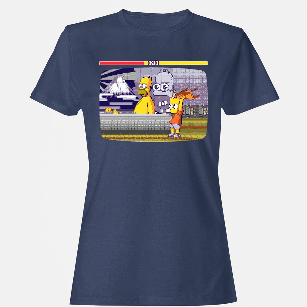 Women's T-Shirt - T5B1E6WC - Navy - 10