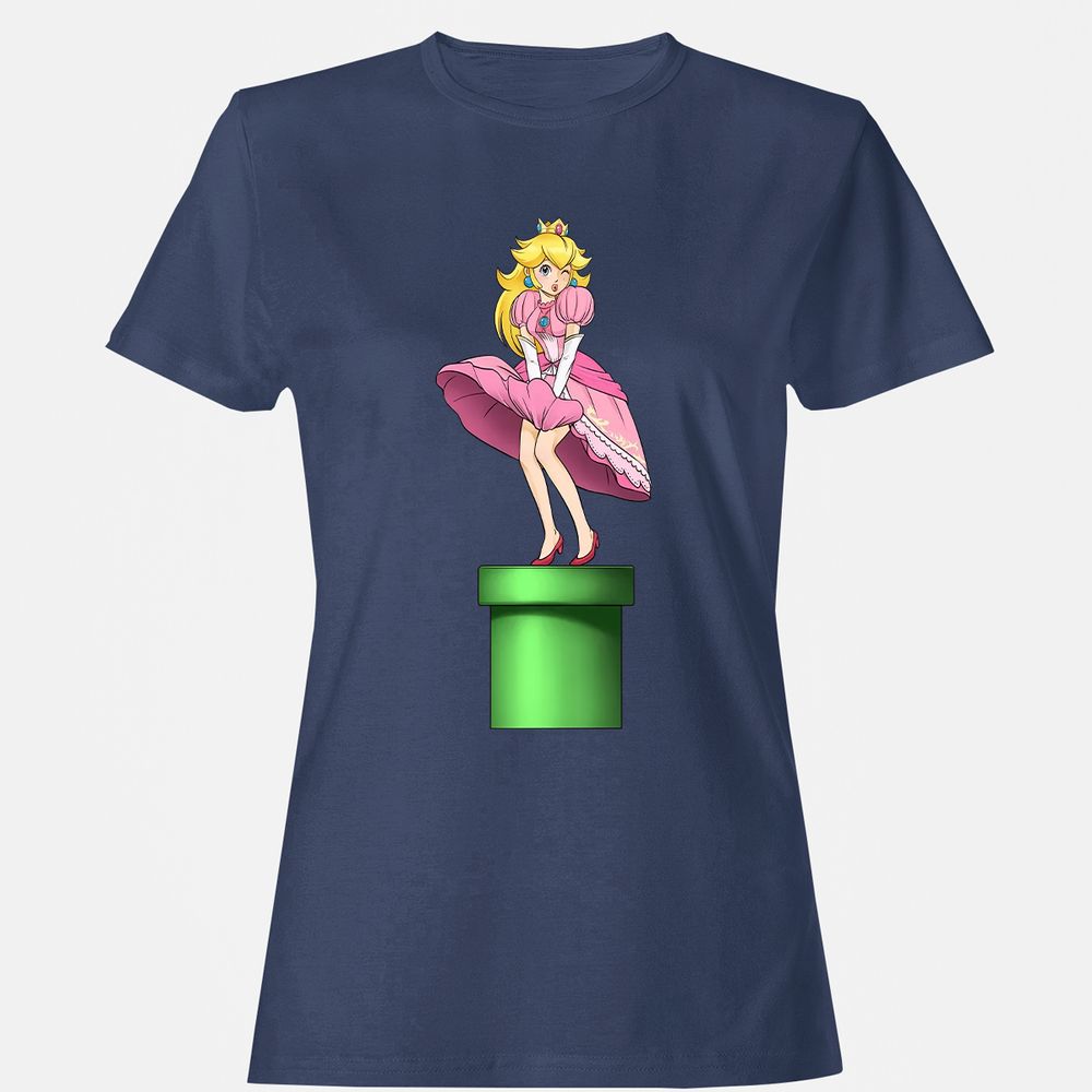 Women's T-Shirt - AQZ49JGR - Navy - 10