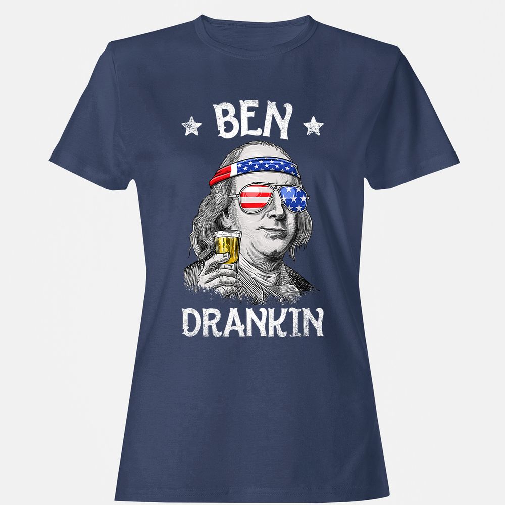 Women's T-Shirt - 6CH132KC - Navy - 10