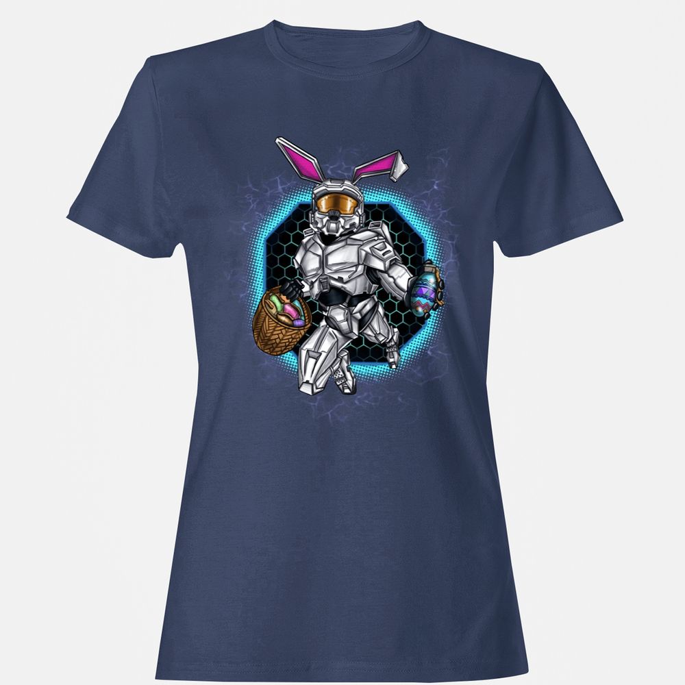 Women's T-Shirt - ZZELSJLX - Navy - 10