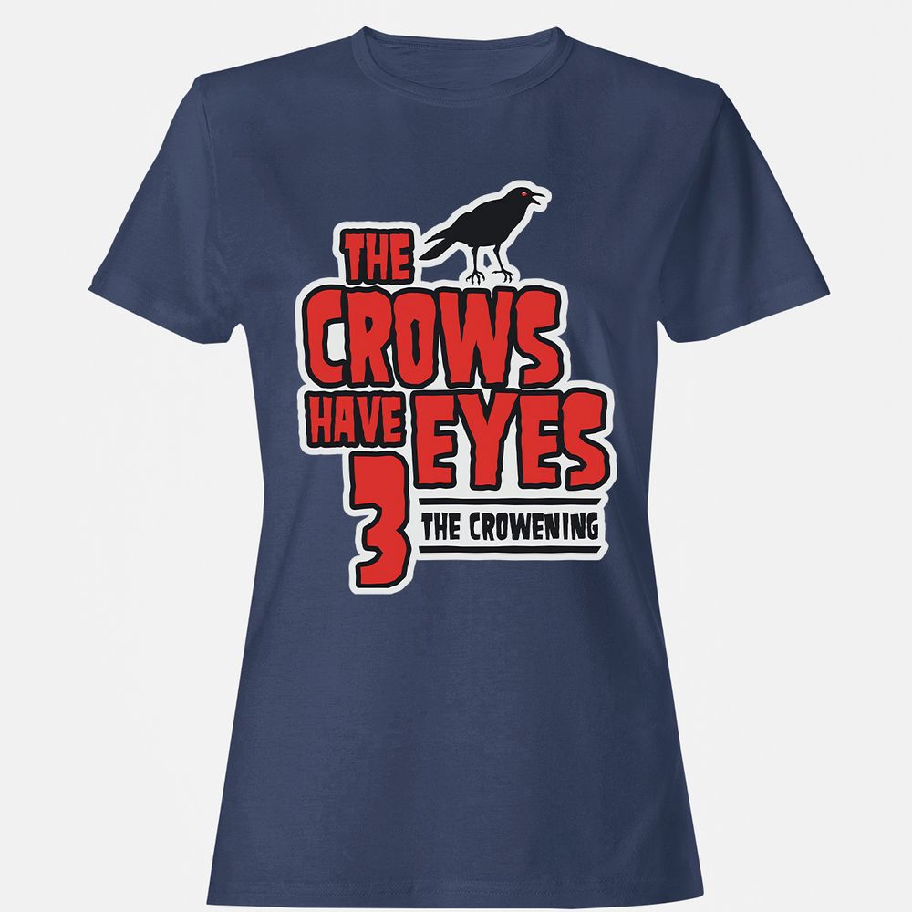 Women's T-Shirt - AZW51EG8 - Navy - 10