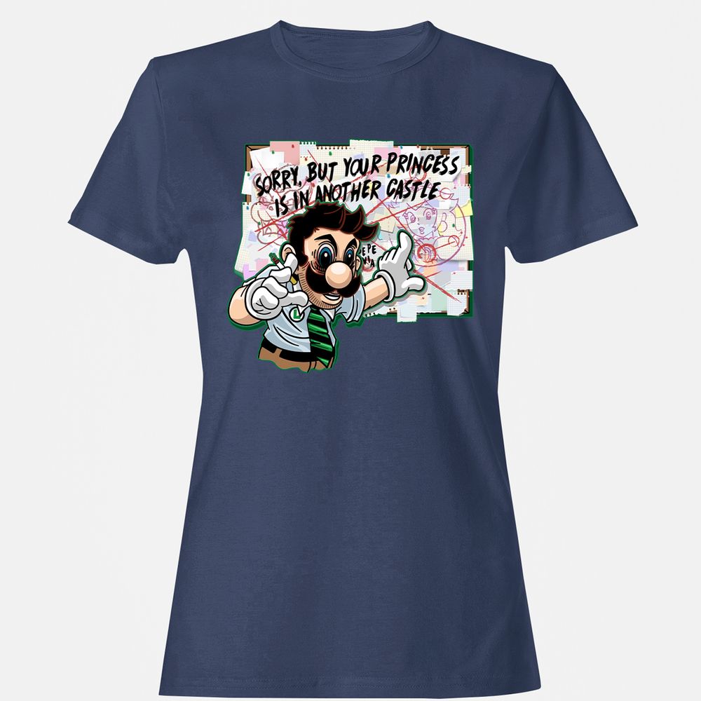Women's T-Shirt - TTE6K8A9 - Navy - 10