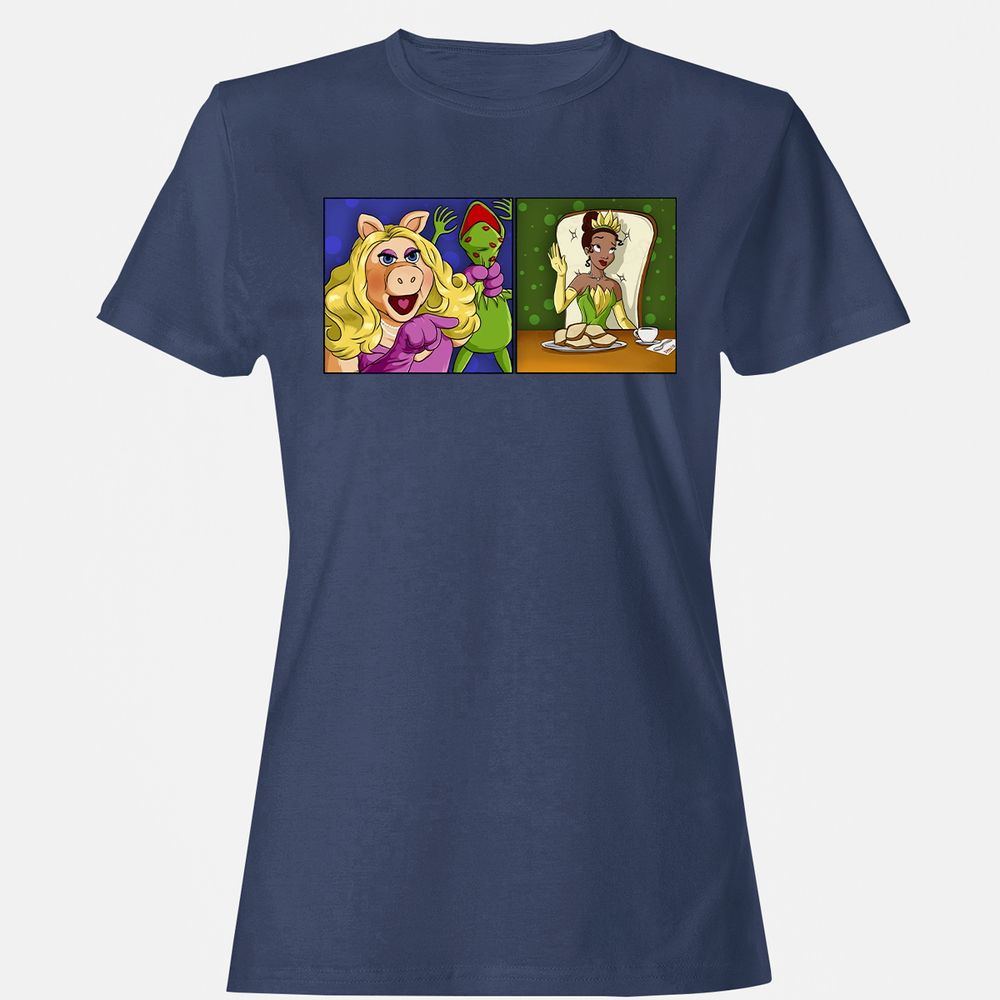 Women's T-Shirt - LRCJNW3Z - Navy - 10