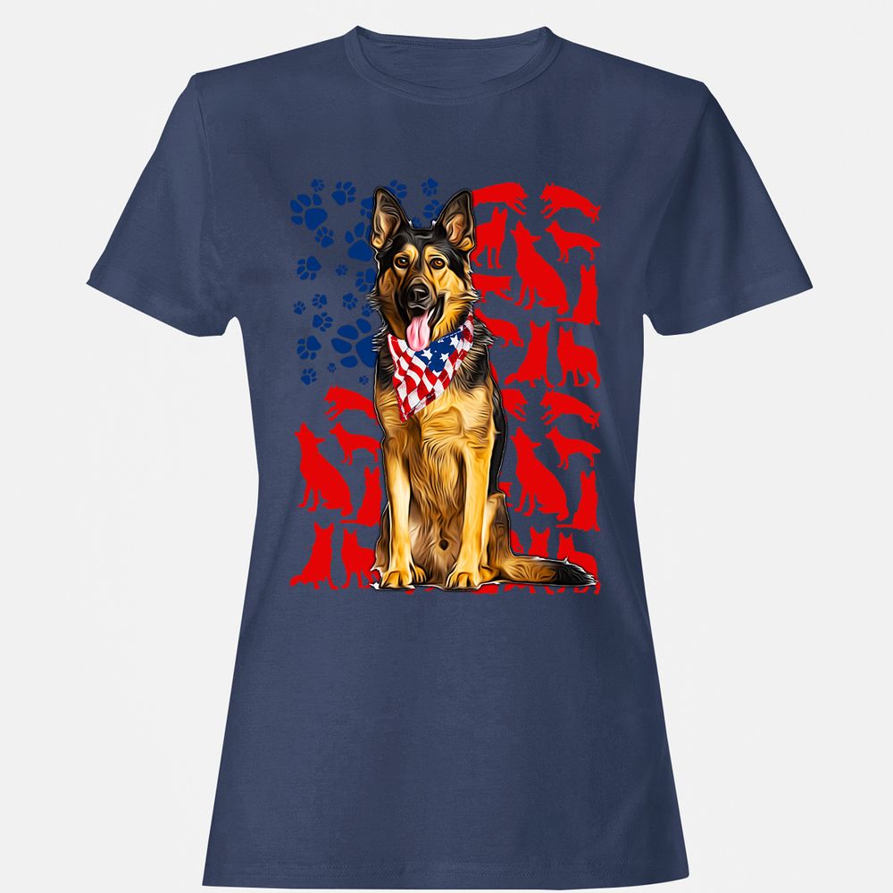 Women's T-Shirt - 9JU9H3UV - Navy - 10