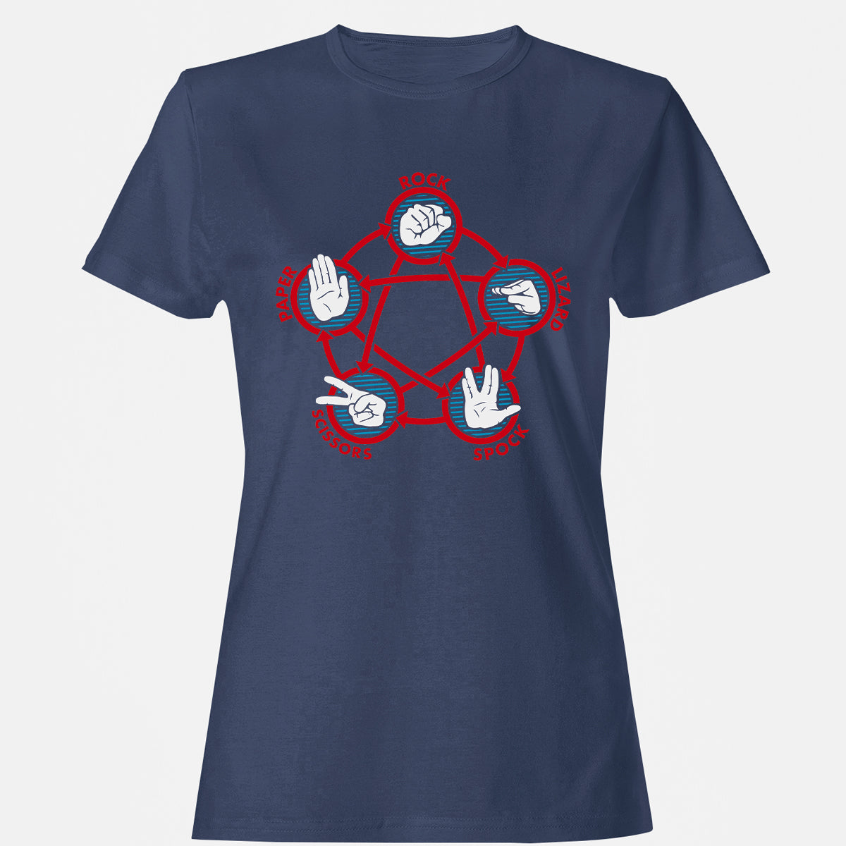 Women's T-Shirt - 62YE1NZ6 - Navy - 10