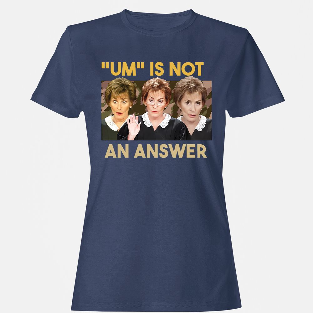 Women's T-Shirt - QWWFLSAE - Navy - 10