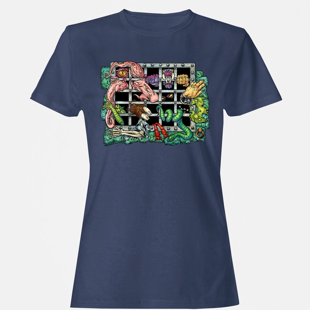 Women's T-Shirt - 59ZDEWYX - Navy - 10