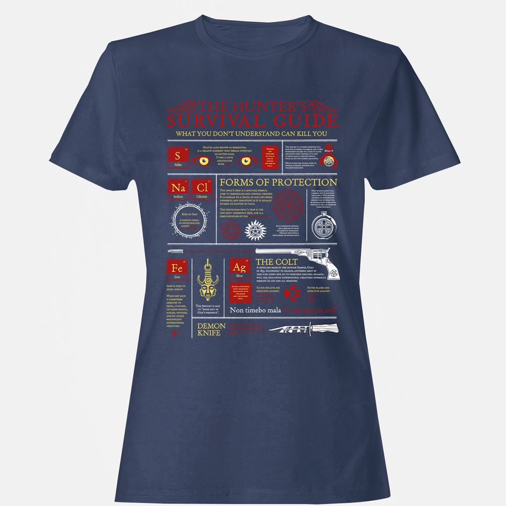 Women's T-Shirt - S821BWB8 - Navy - 10