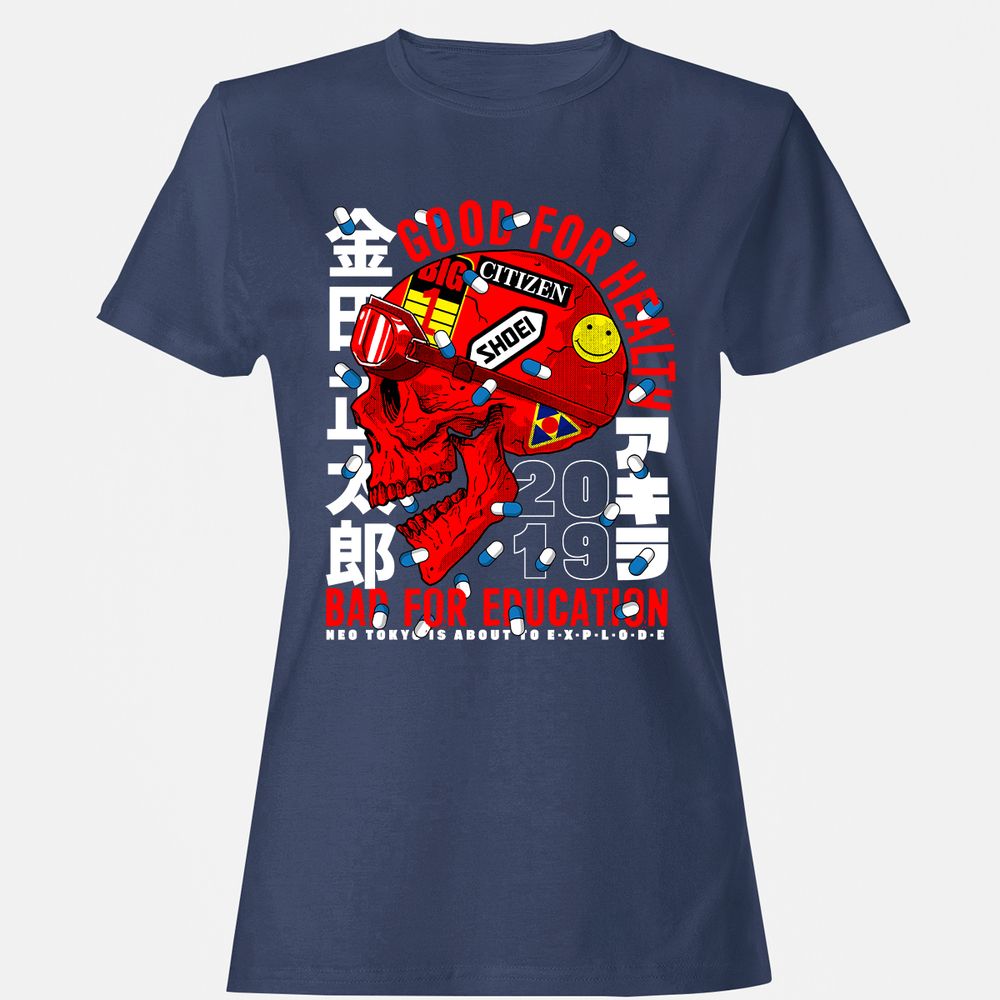 Women's T-Shirt - 7VS4C4DY - Navy - 10
