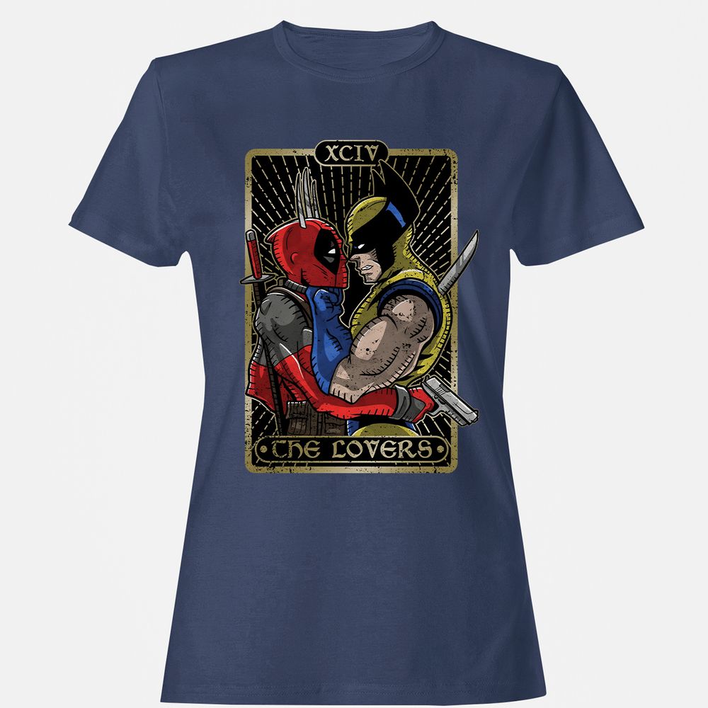 Women's T-Shirt - FH7UHFYW - Navy - 10