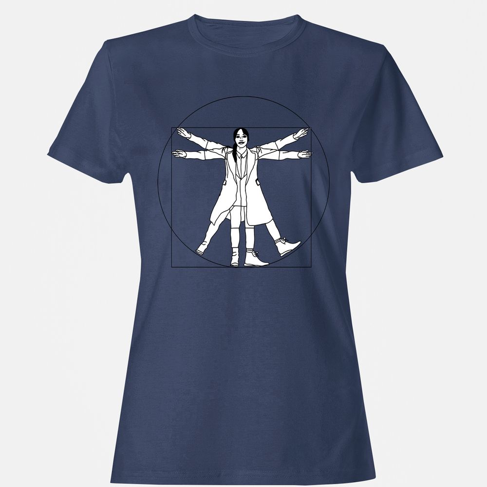 Vitruvian Philomena Cunk - Cunk on Earth - Navy - 10
