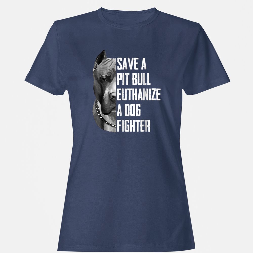 Women's T-Shirt - JBY7ZGN2 - Navy - 10