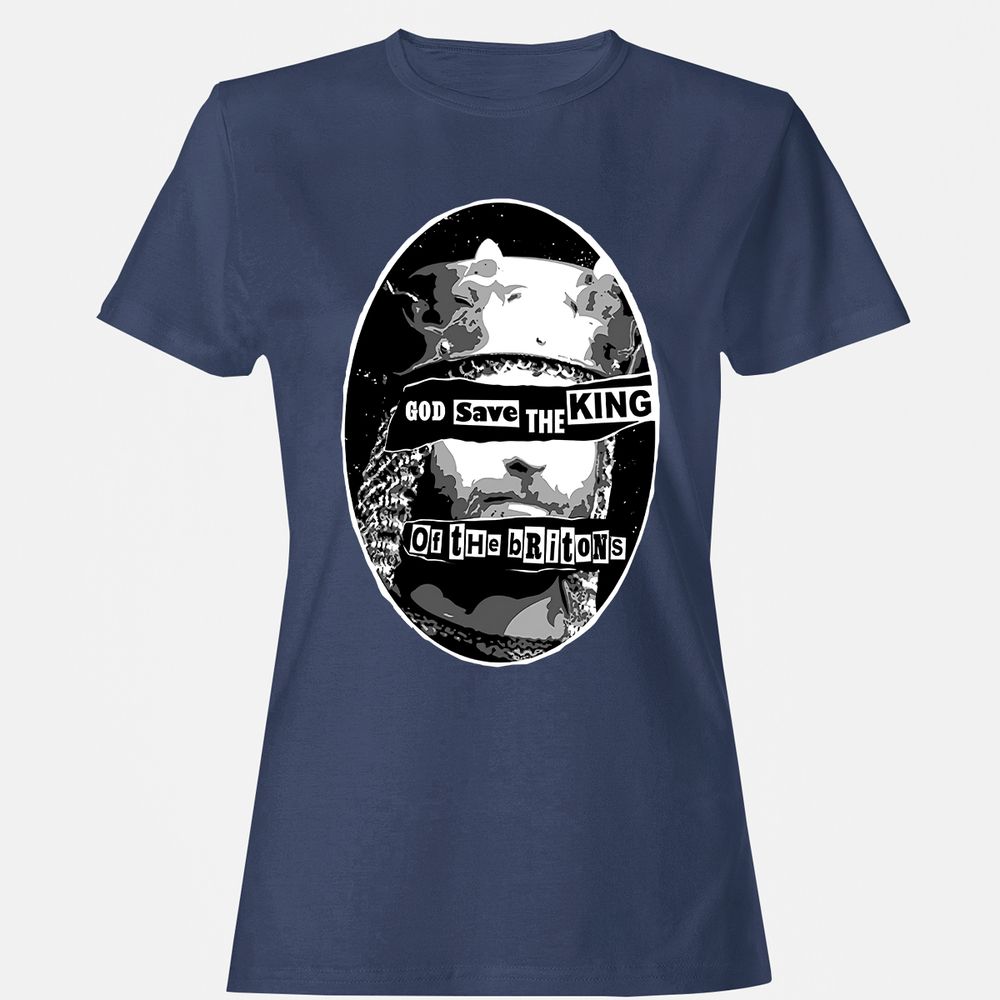Women's T-Shirt - 1KP9DA7M - Navy - 10