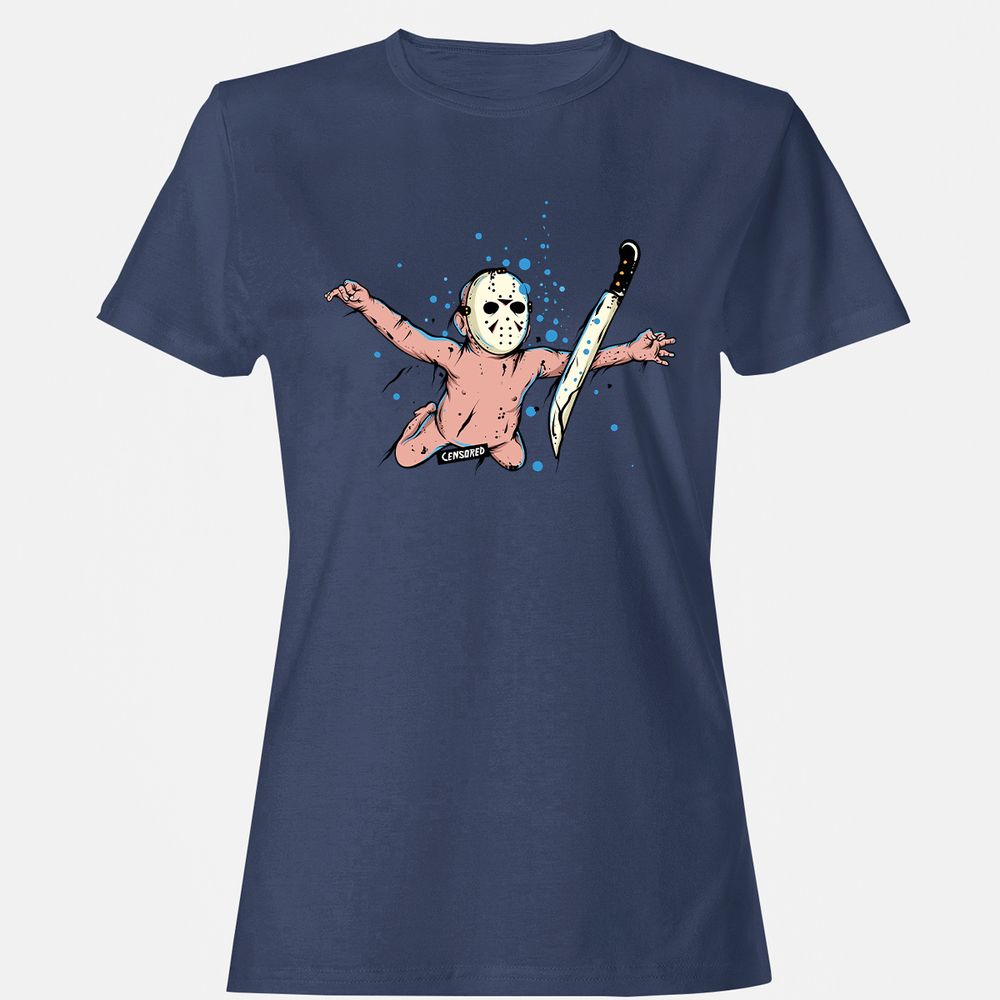 Women's T-Shirt - MD7MEVRW - Navy - 10