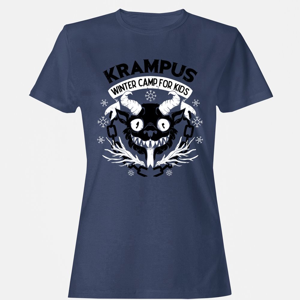 Women's T-Shirt - 4GC61Y8Q - Navy - 10
