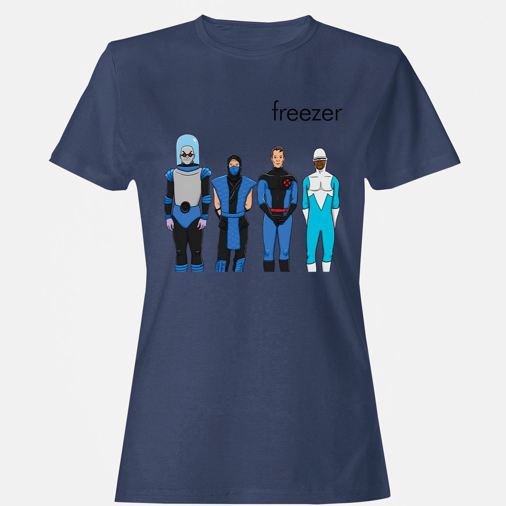 Women's T-Shirt - QSCT6XPG - Navy - 10
