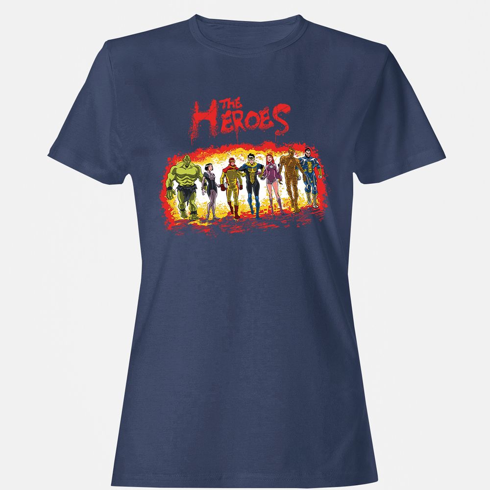 Women's T-Shirt - W5HHP1VY - Navy - 10