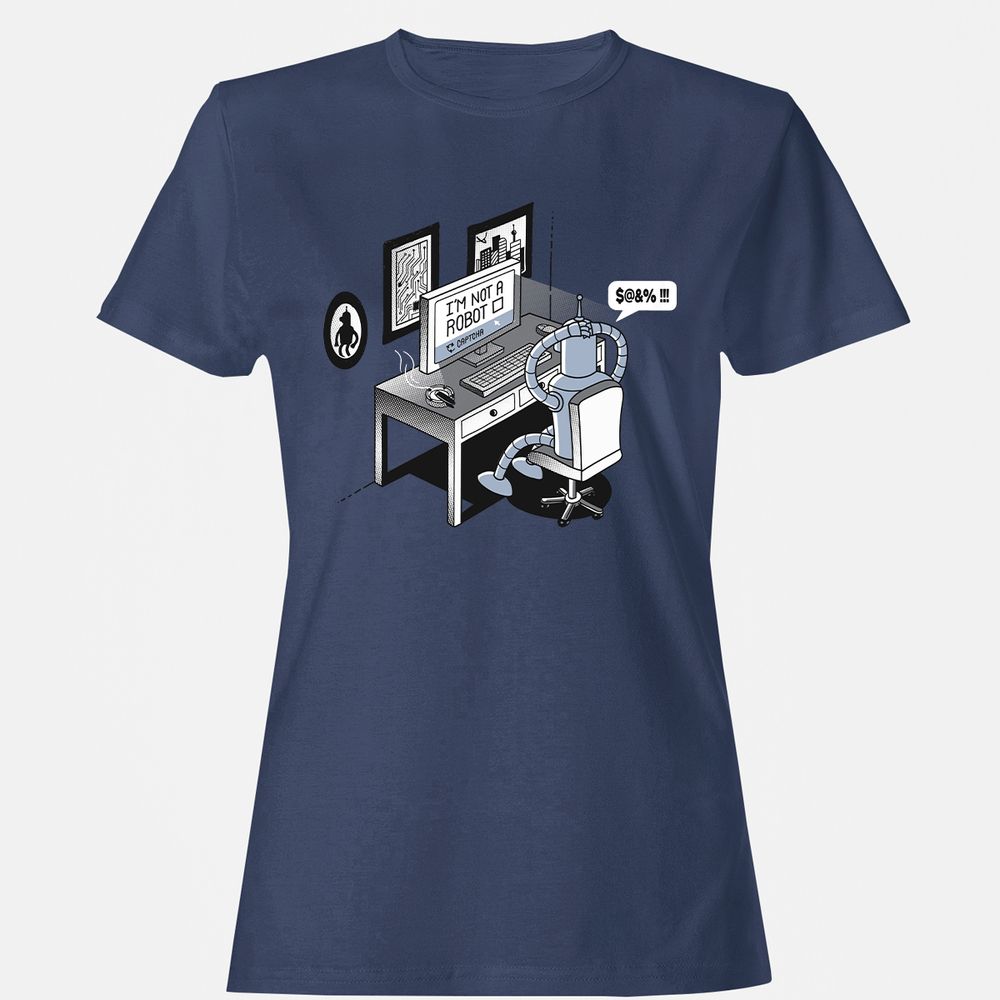 Women's T-Shirt - LBZ85PBX - Navy - 10